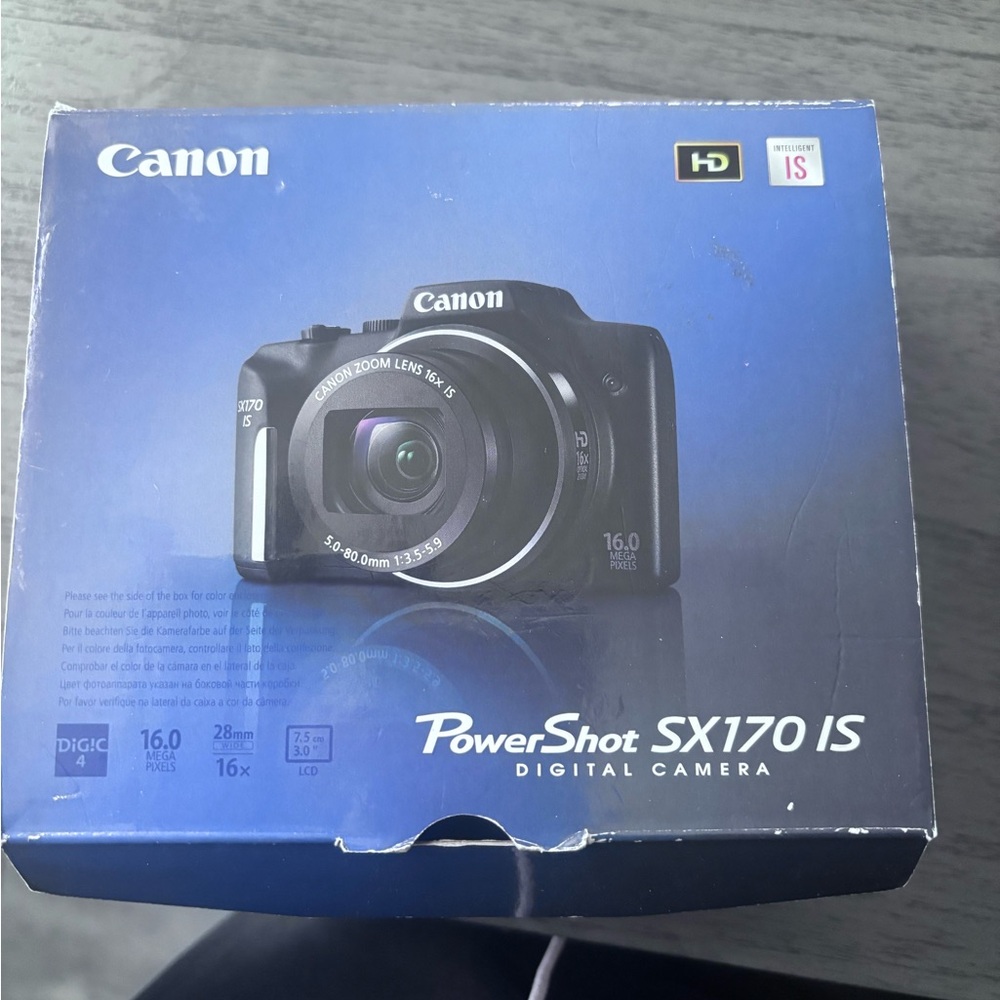 Canon PowerShot SX170 IS Digital Camera -